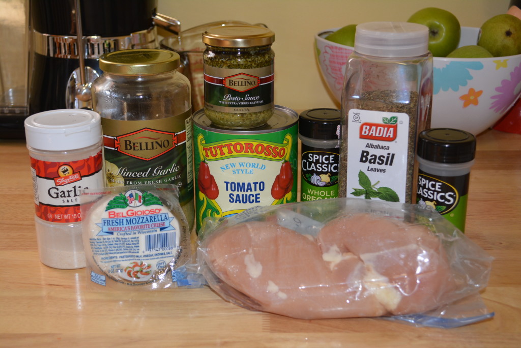 Gluten Free Pesto Chicken Parmesan Ingredients