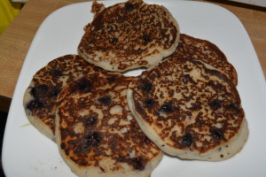 A plate full of pancakes just for mommy!