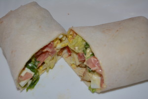 Crispy Chicken Cobb Wrap