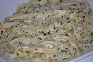 Fresh gluten free fettuccine.