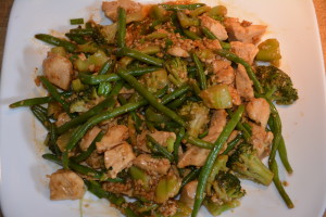 Gluten Free Chicken & Green Veggie Stir Fry