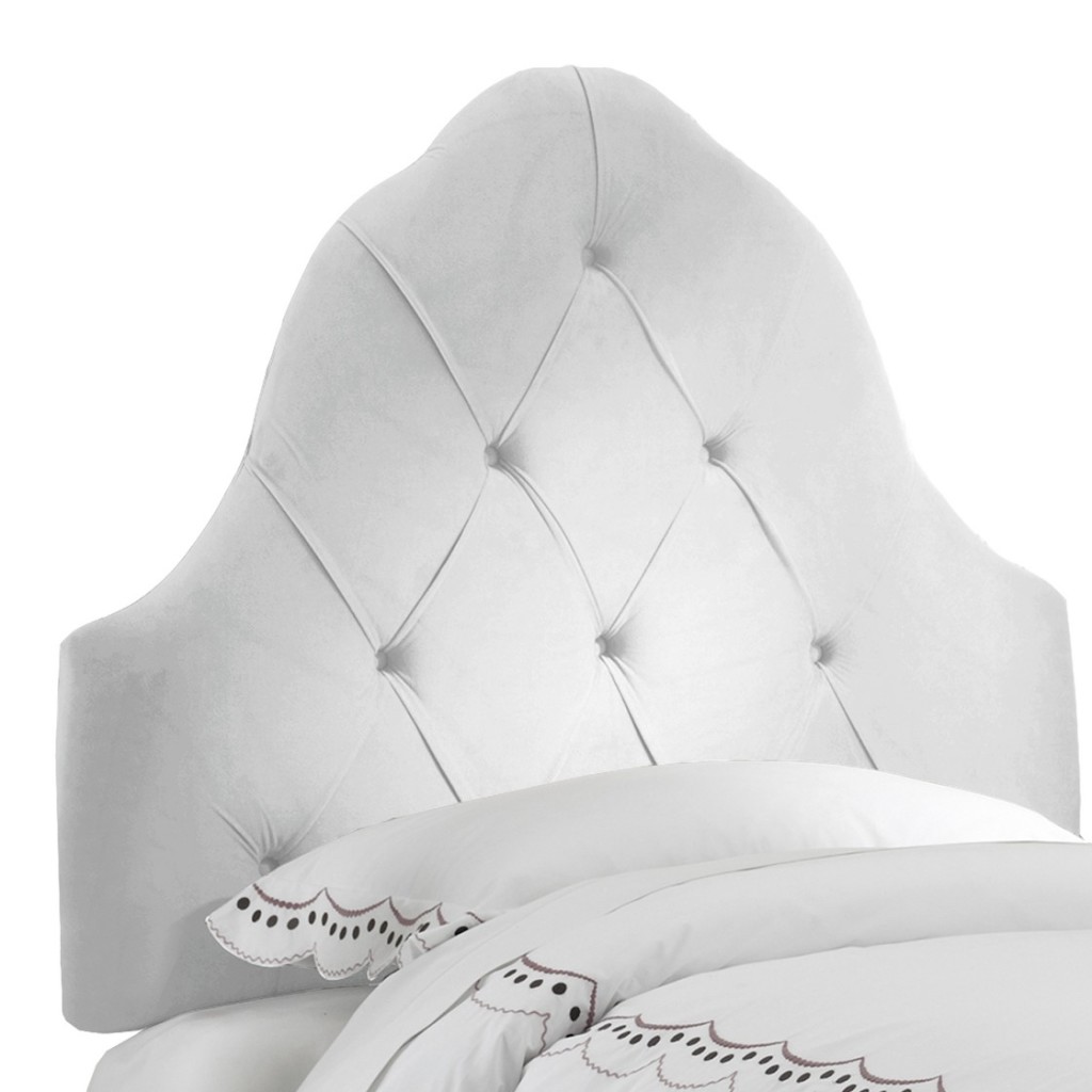 White Tufted Headboard