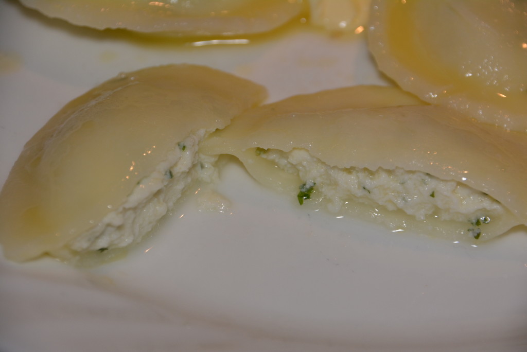 Pastosa's Gluten Free Ravioli stuffed with a perfect ricotta mixture.