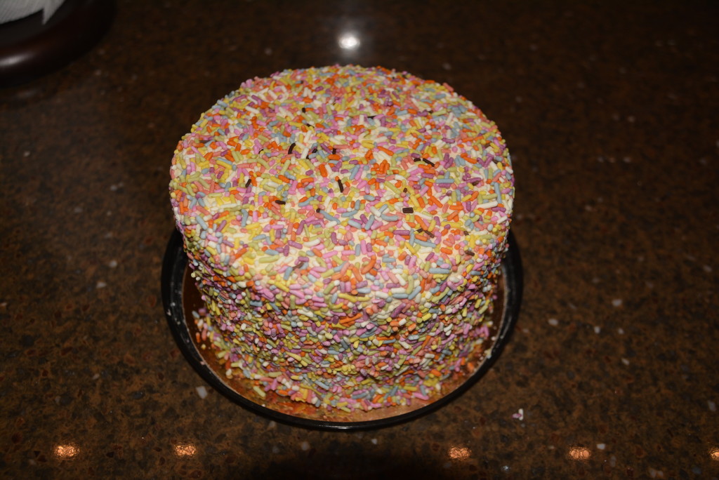Gluten Free Sprinkle Cake