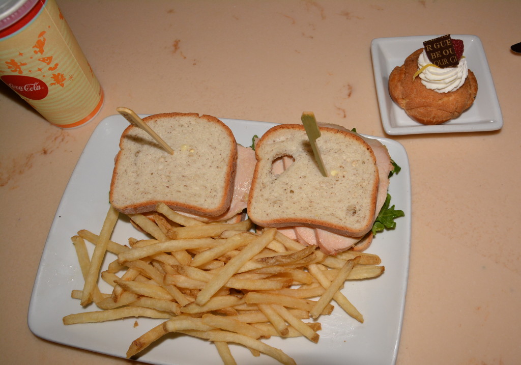 Lunch in the ballroom at Be Our Guest!