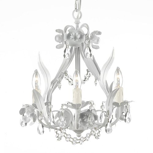 Gorgeous mini chandelier, perfect for any bedroom!